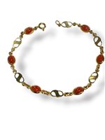 Bracciale Mandile 1922 Uomo Coralli in Argento Corallo 2MBRCO4D